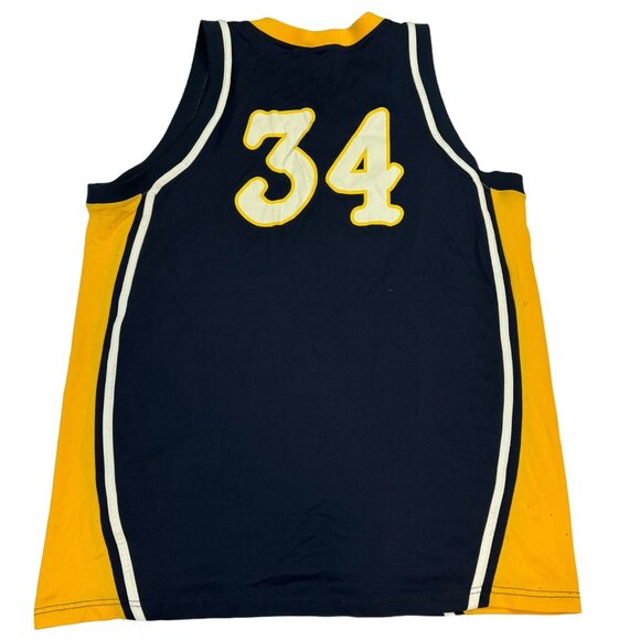 Marquette Basketball Jersey Vintage Nike Blue Stitched Travis Diener XXL 2XL - Picture 5 of 5